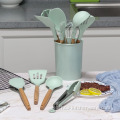 Herramientas de silicona de 10 piezas Spatula Turner Cookie Pastry